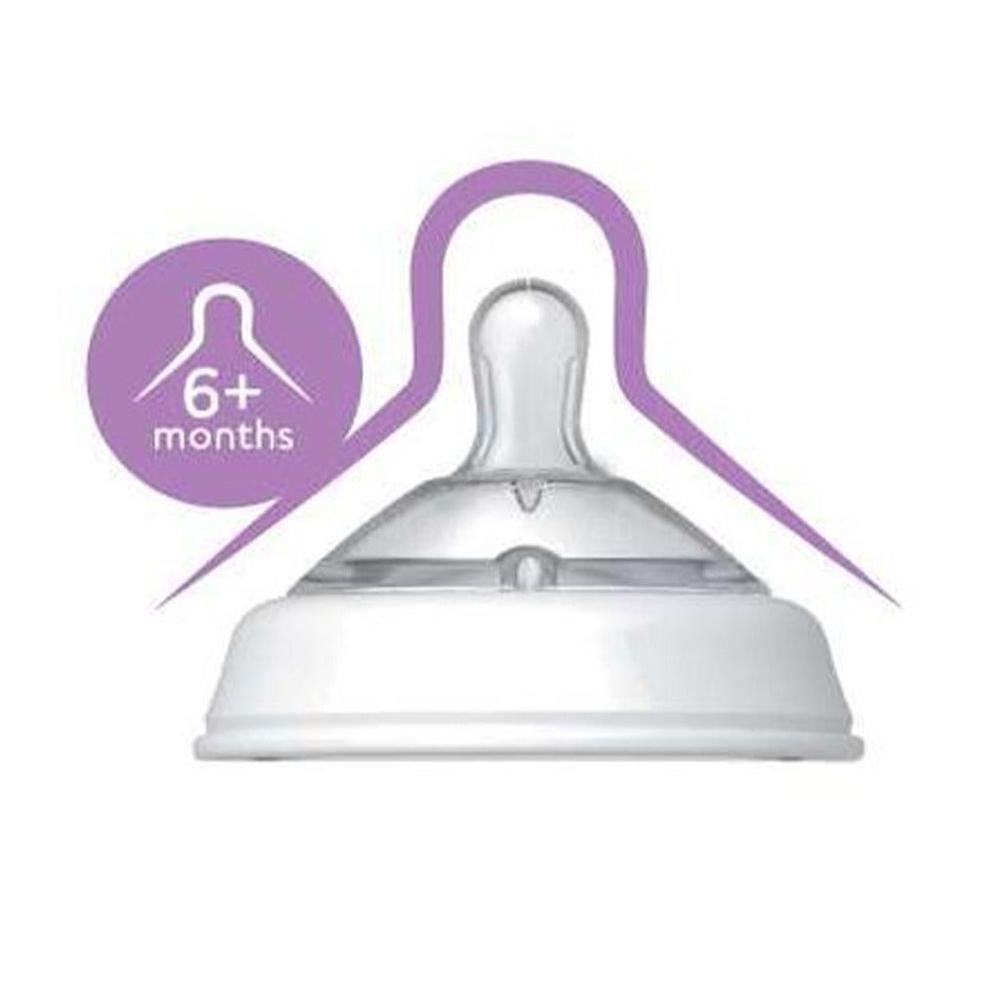 CHICCO NAT.FEELING STEP UP 6M+ NIPPLE 2'S #810472 3
