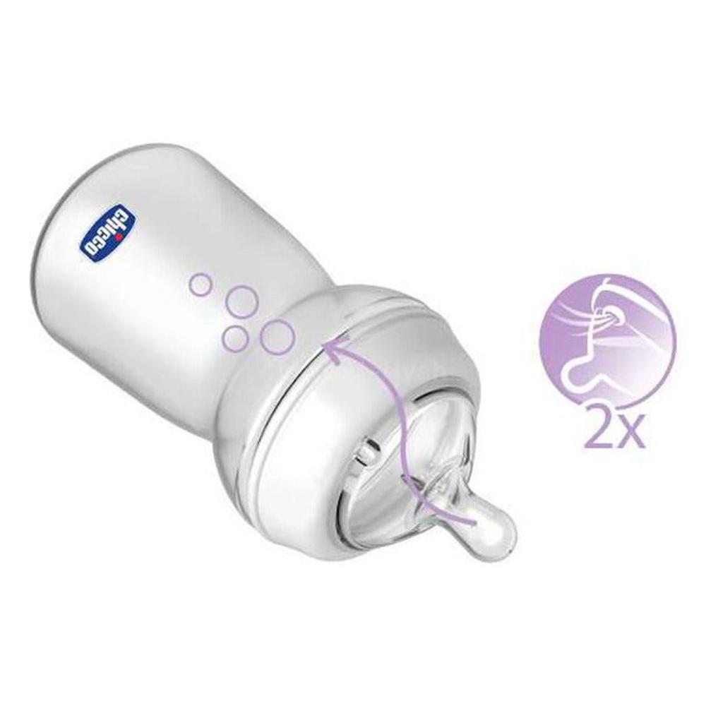CHICCO NAT.FEELING STEP UP 6M+ NIPPLE 2'S #810472 7