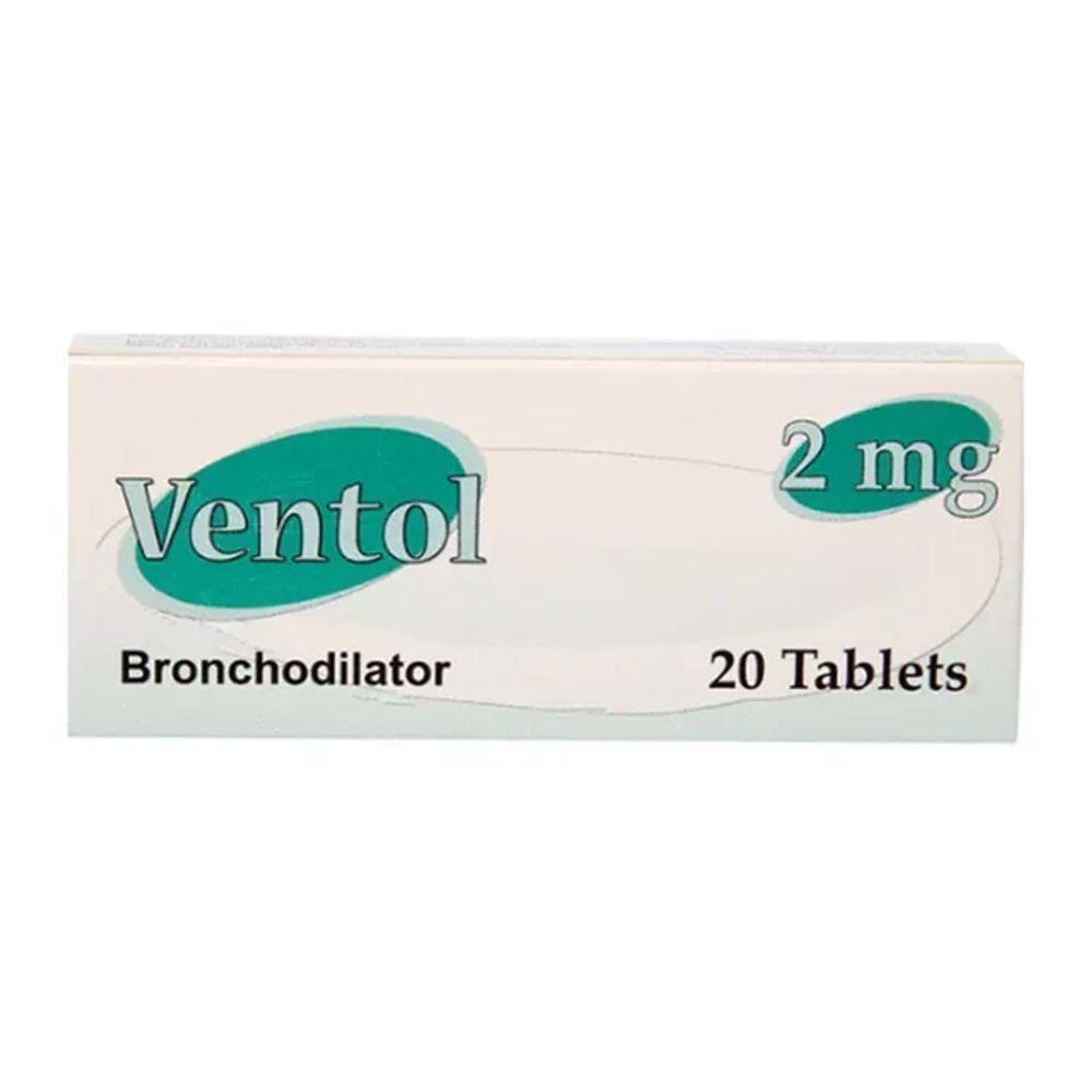 VENTOL TAB. 2MG. 20'S