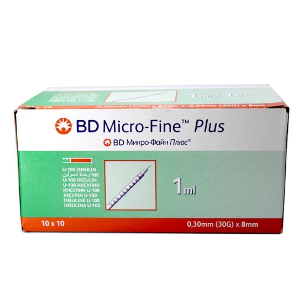 BD MICROFINE PLUS SYRINGE 1ML[30G] 1