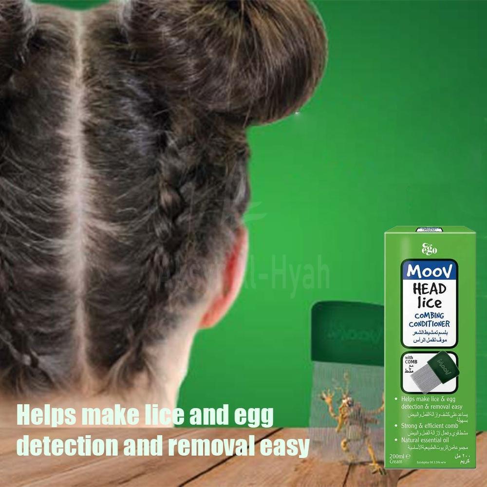 EGO QV MOOV HEAD LICE COMB.CONDITIONER 200ML#570540 4