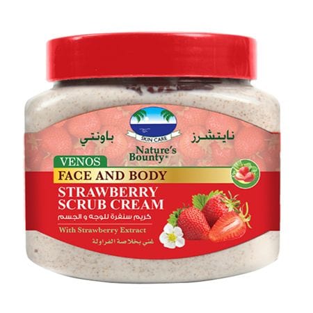 NAT.B VENOS STRAWBERRY SCRUB 600G