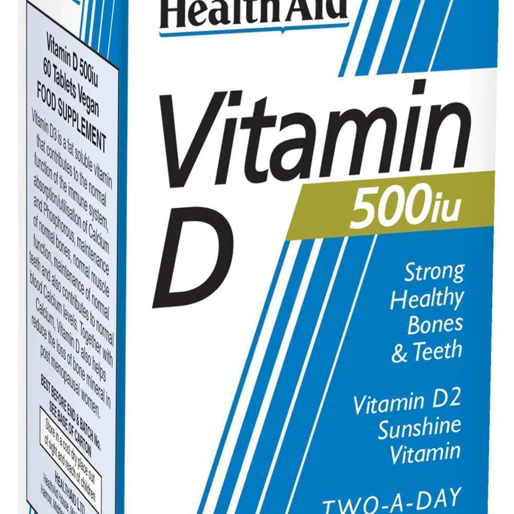 H/AID VITAMIN D 500 I.U. TAB 60'S