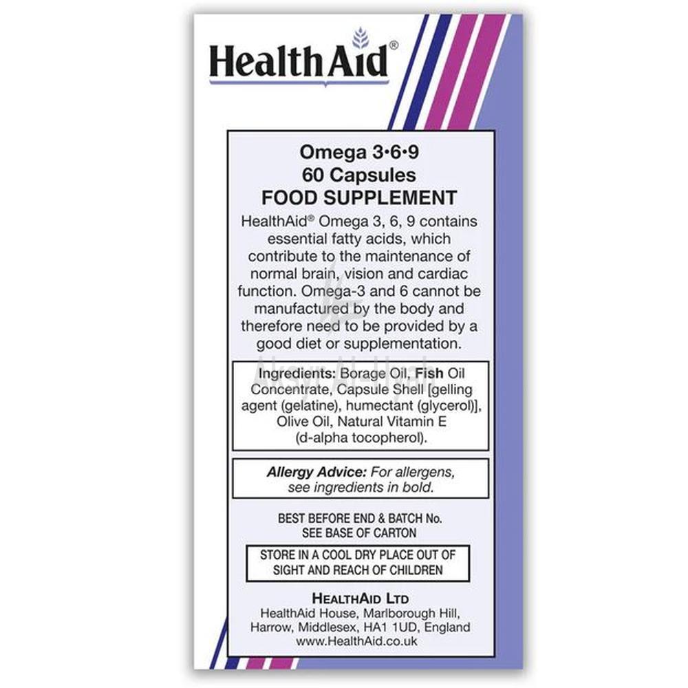 H/AID BAL/OMEGA 3.6.9 CAPS 60'S 1