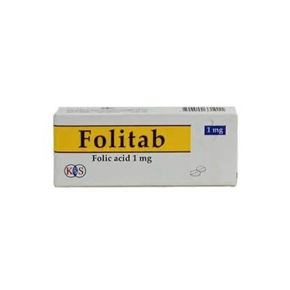 FOLITAB 1MG. TAB. 20'S