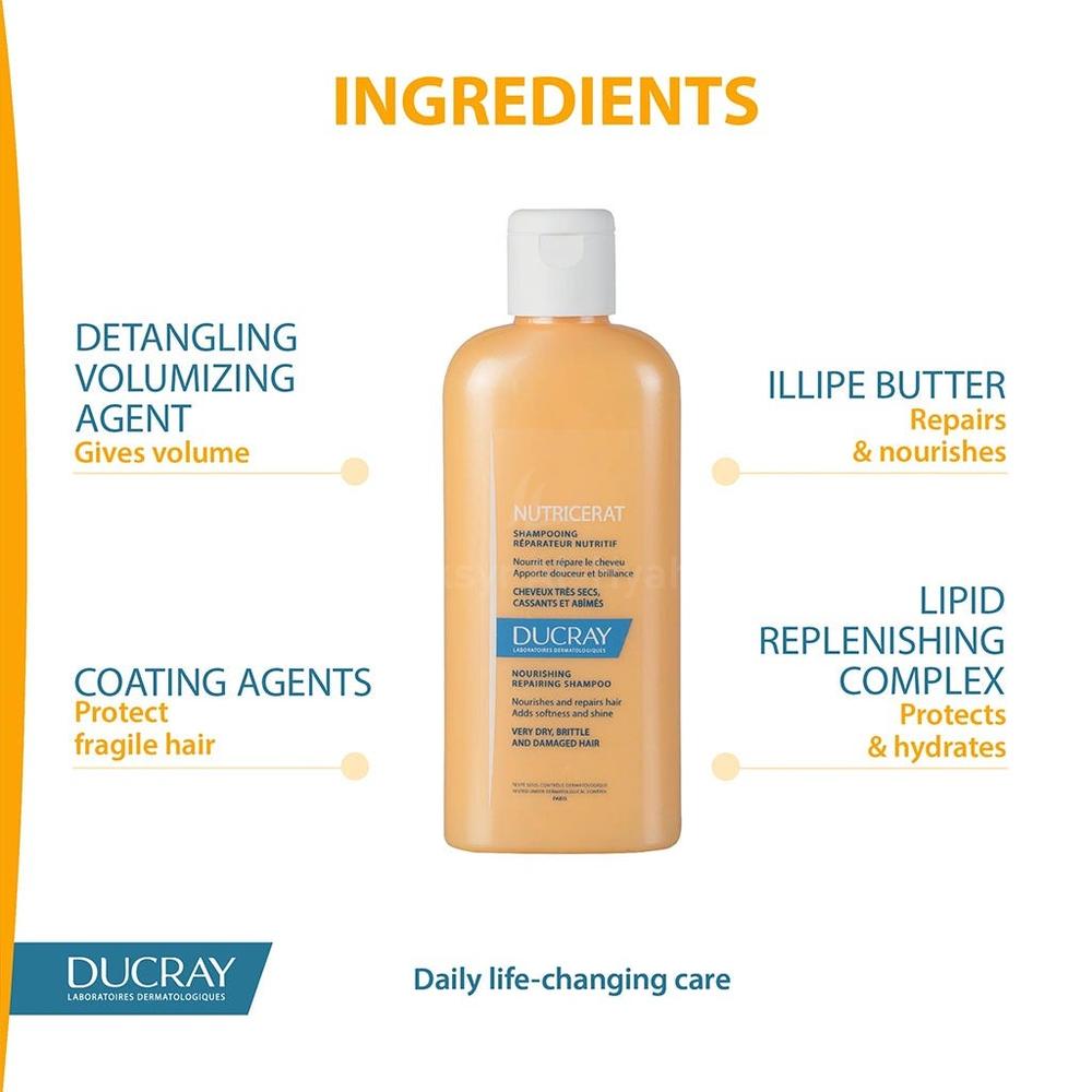 DUCRAY NUTRICERAT SHAMPOO 200ML#570995 2