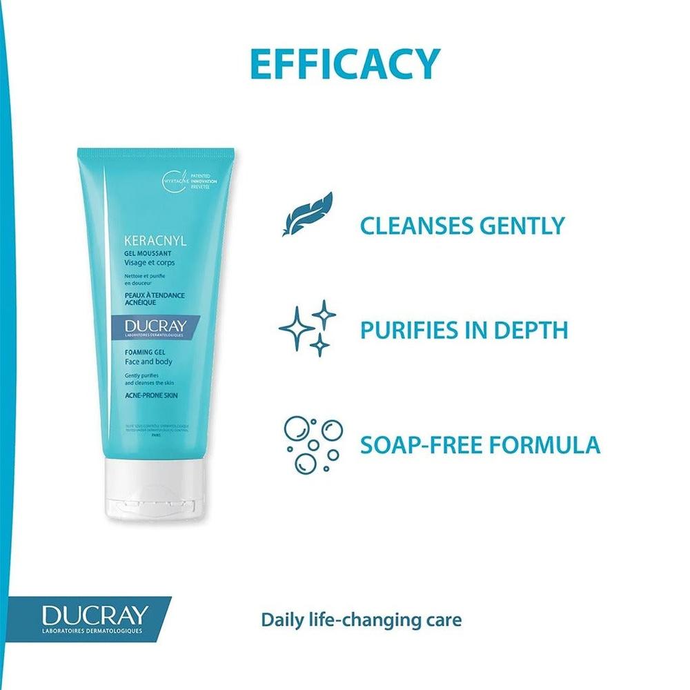 DUCRAY KERACNYL FOAMING GEL 200ML#561336 1