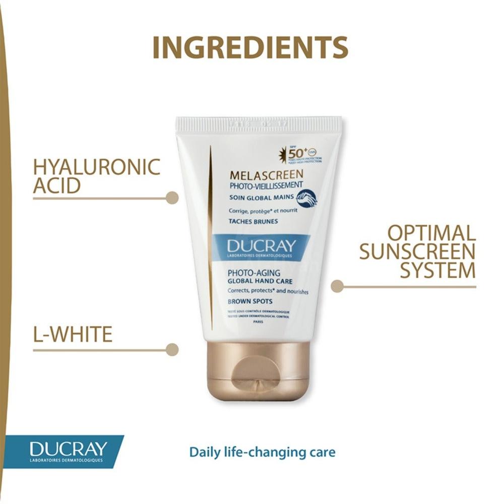 Offer (1+1)Ducray Melascreen Spf50+ Hand Cream 50Ml #580664