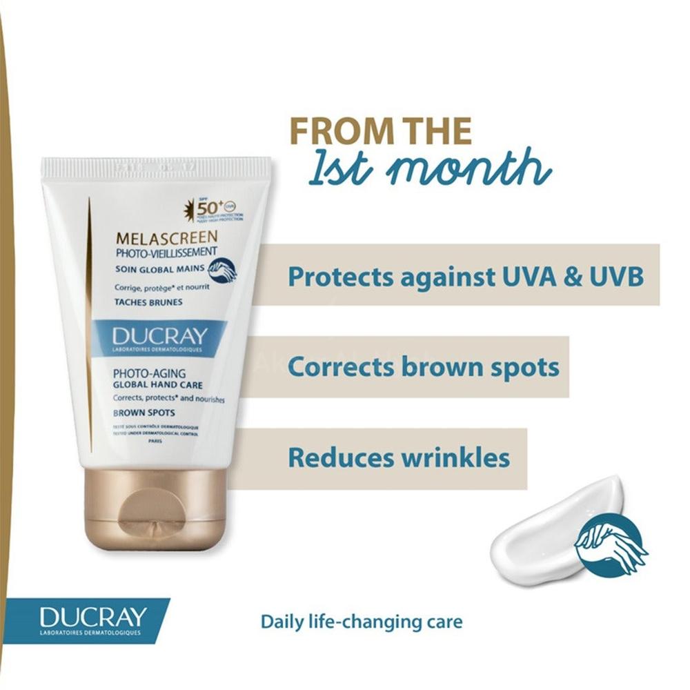 Offer (1+1)Ducray Melascreen Spf50+ Hand Cream 50Ml #580664 2