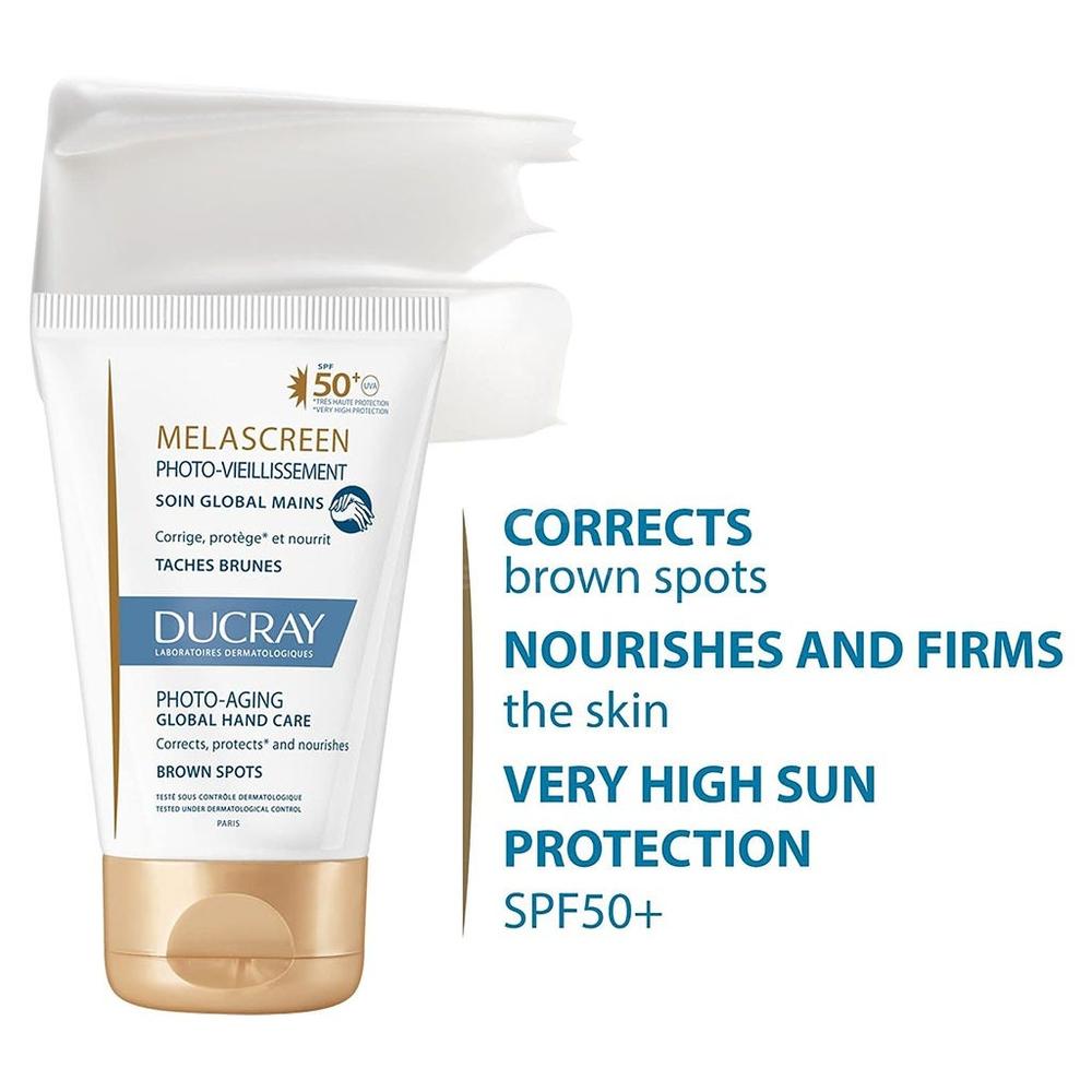 Offer (1+1)Ducray Melascreen Spf50+ Hand Cream 50Ml #580664 5