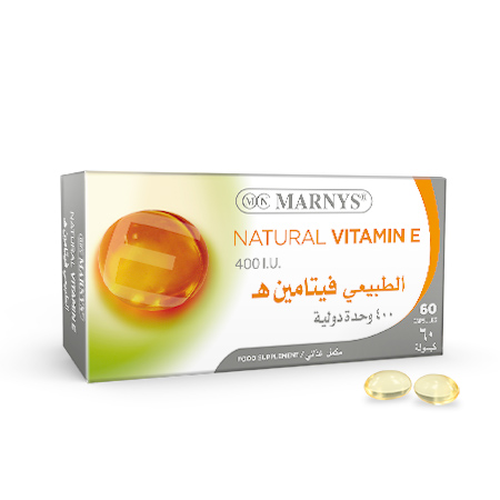 MARNYS NATURAL VITAMIN E  CAP 60'S
