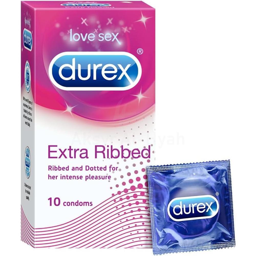 LV DUREX EXTRA RIBBED CONDOM 10'S