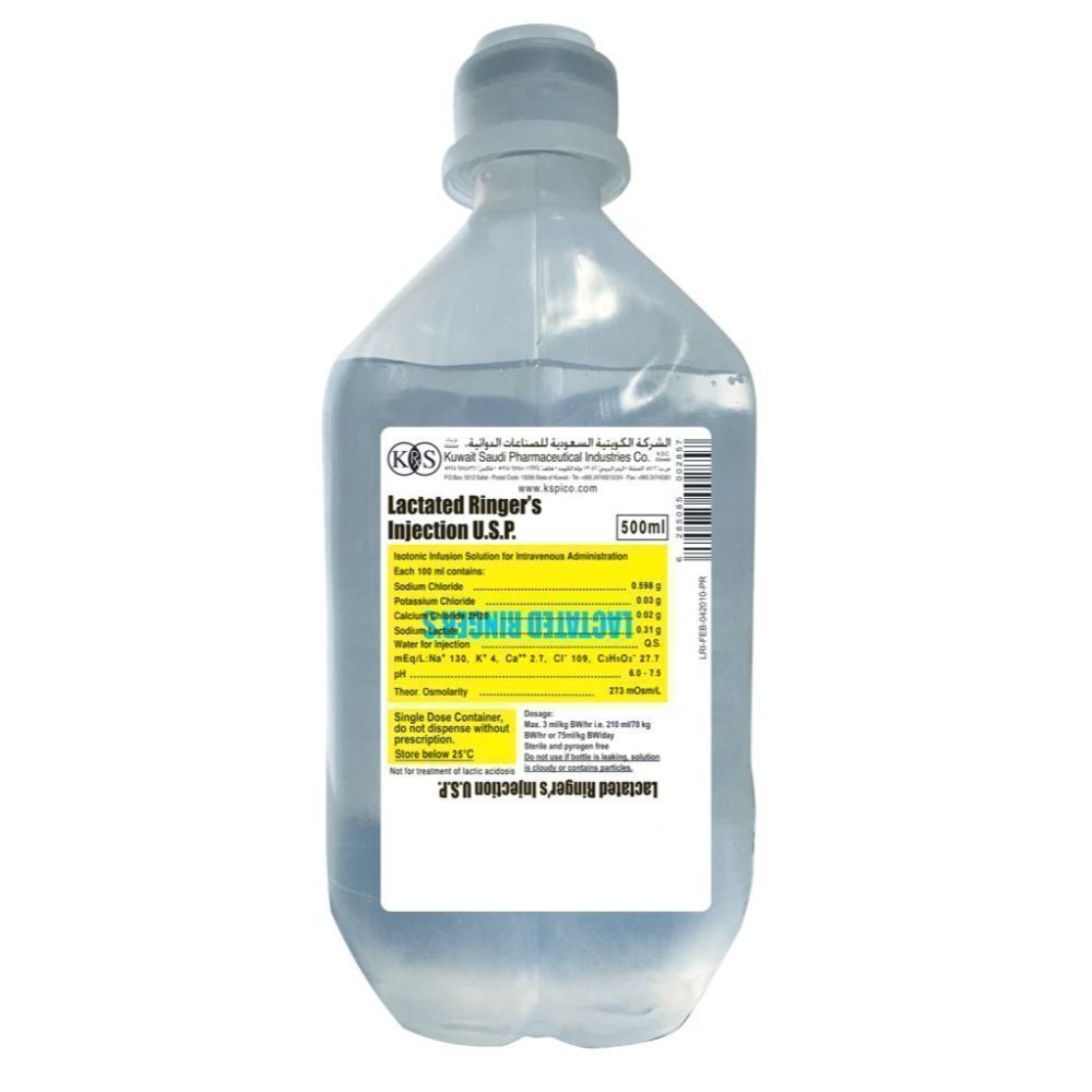 LACTATED RINGER'S INJ 500ML