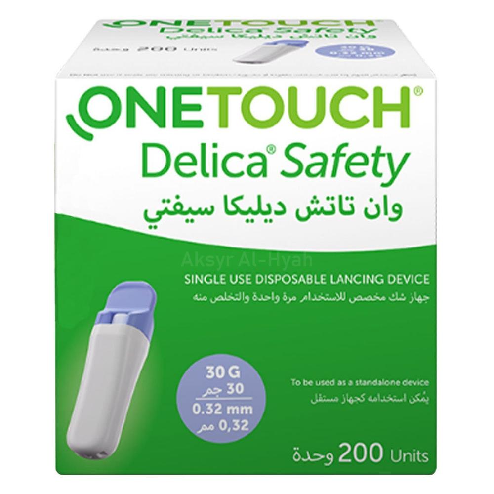 ONE TOUCH DELICA SAFTY LANCETS 200'S