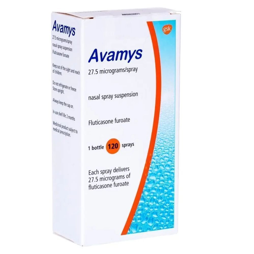 AVAMYS NASAL SPRAY 27.5MCG (120SPRAYS)