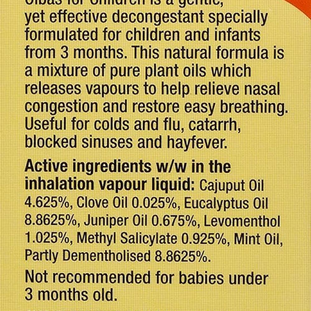 OLBAS CHILDREN INHAL/DECONG/OIL 10ML #12308 5
