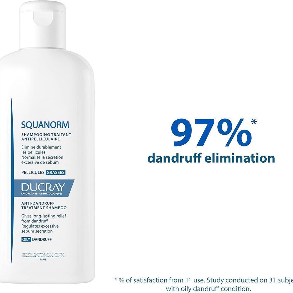 DUCRAY SQUANORM OILY DANDRUFF SHAMPOO 200ML(562449) 3