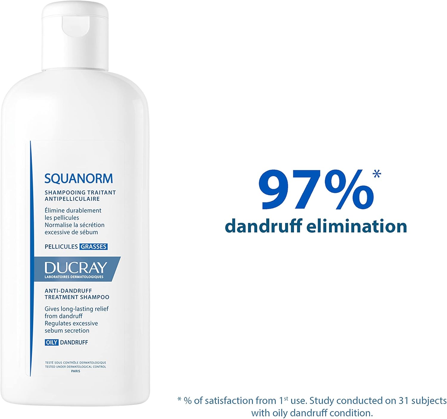 DUCRAY SQUANORM OILY DANDRUFF SHAMPOO 200ML(562449) 7