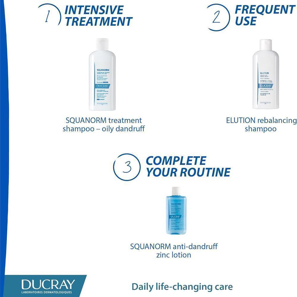 DUCRAY SQUANORM OILY DANDRUFF SHAMPOO 200ML(562449) 9