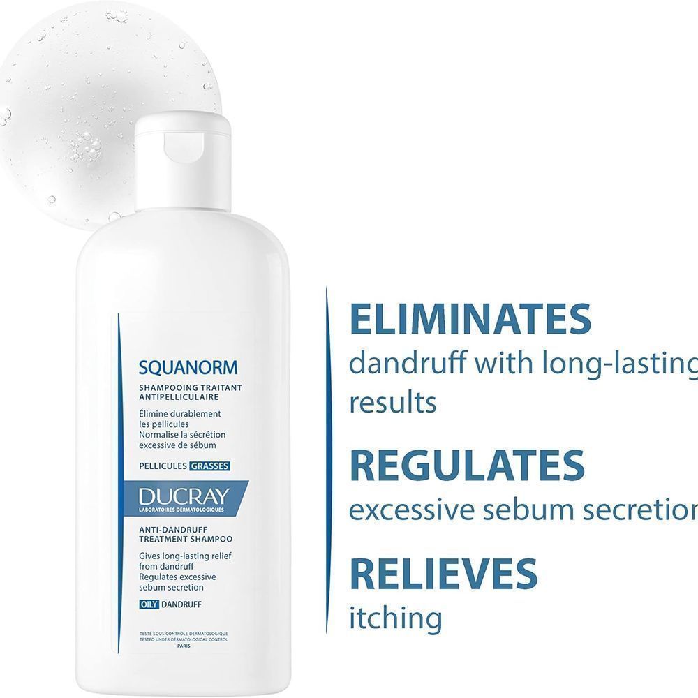 DUCRAY SQUANORM OILY DANDRUFF SHAMPOO 200ML(562449) 10