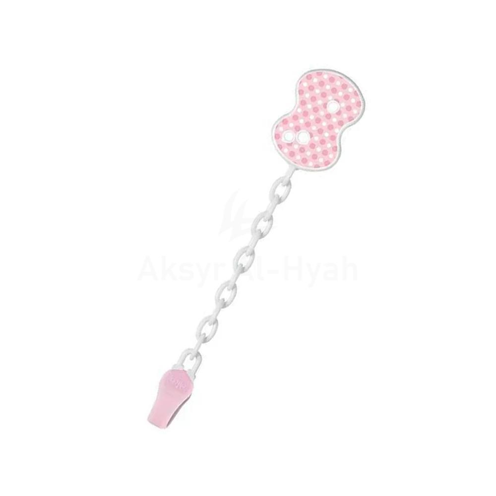 CHICCO EASY CLIP WITH CHAIN PINK #4082 1