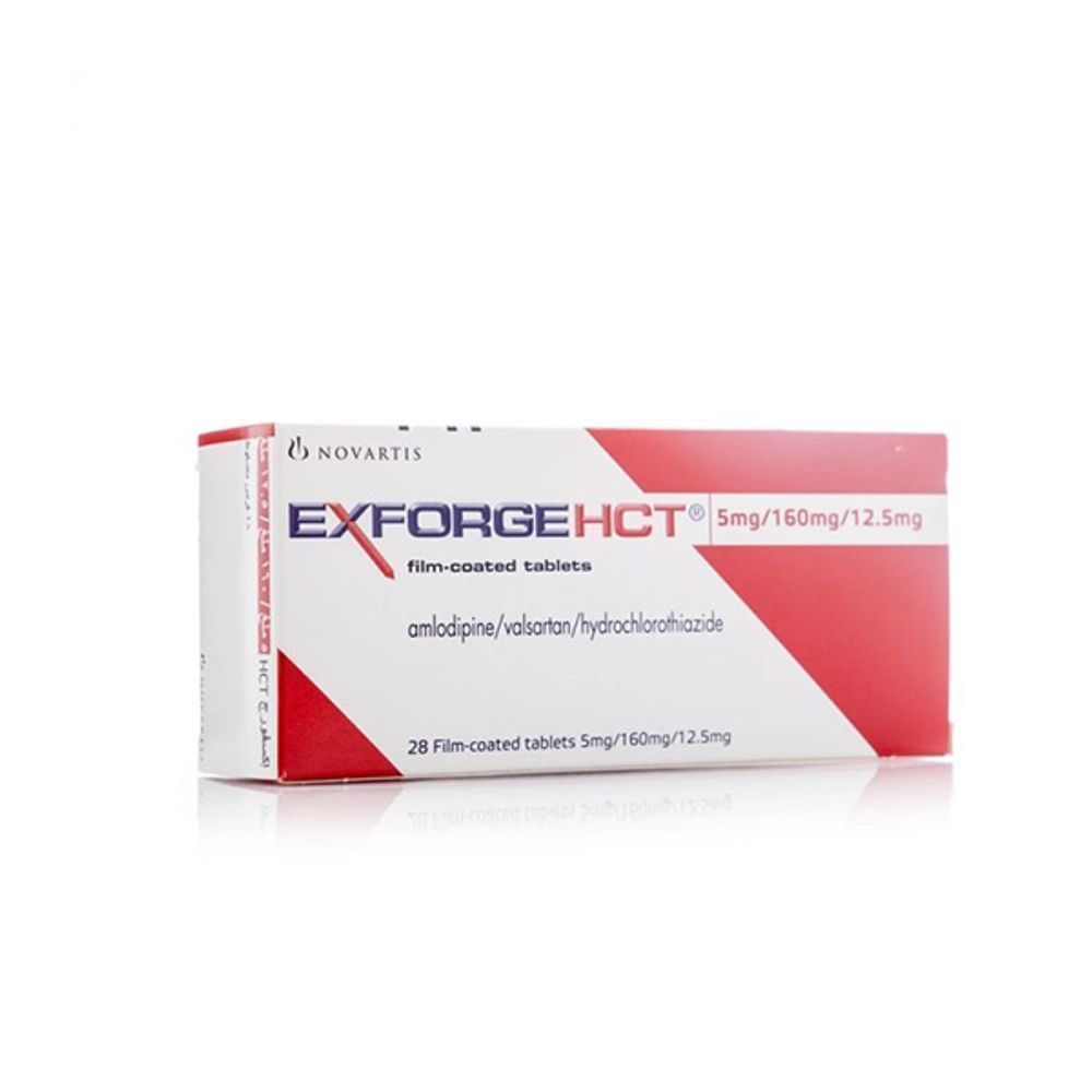 EXFORGE HCT 5MG/160MG/12.5MG TAB 28'S