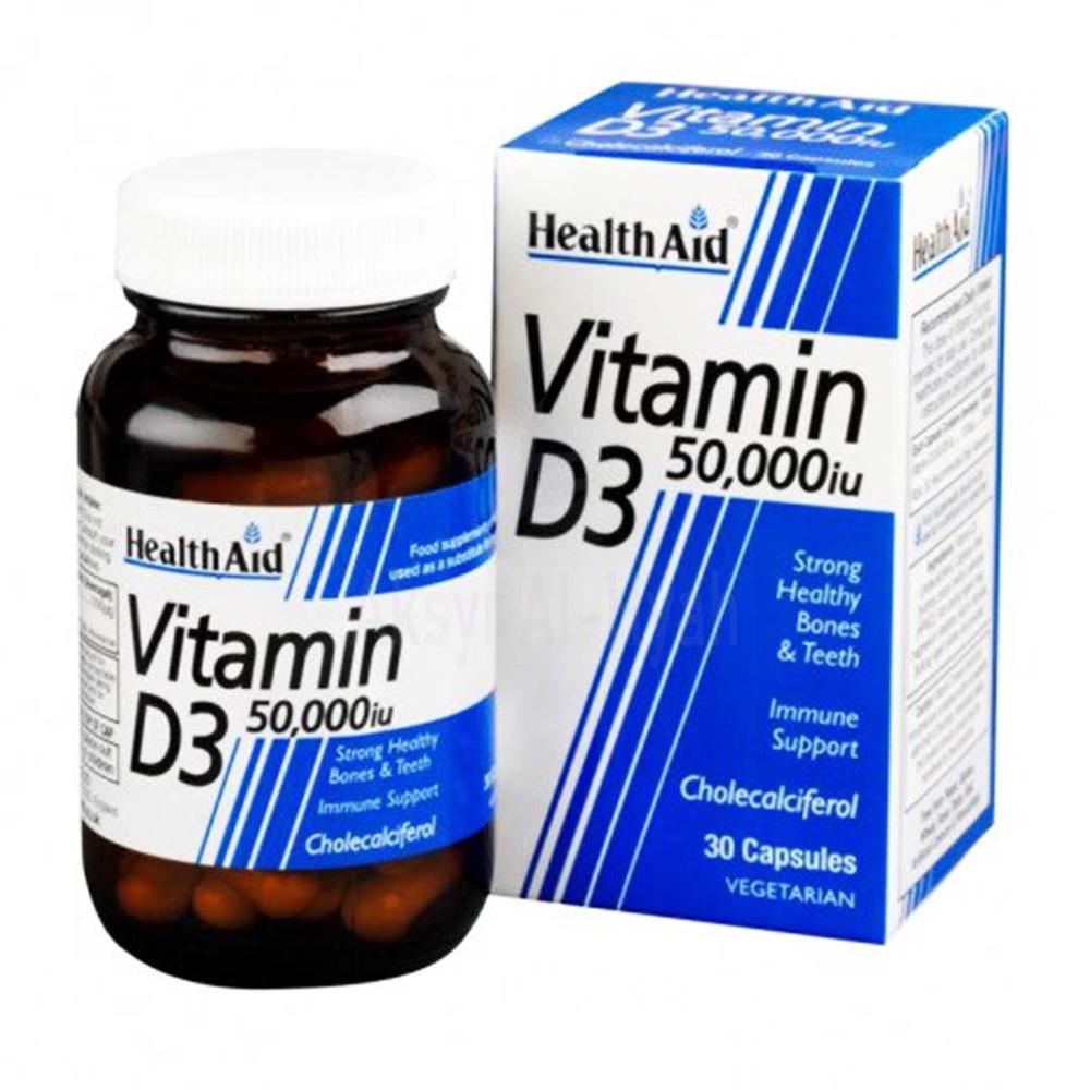 H/AID VITAMIN D3 50000 I.U. CAPS 30'S