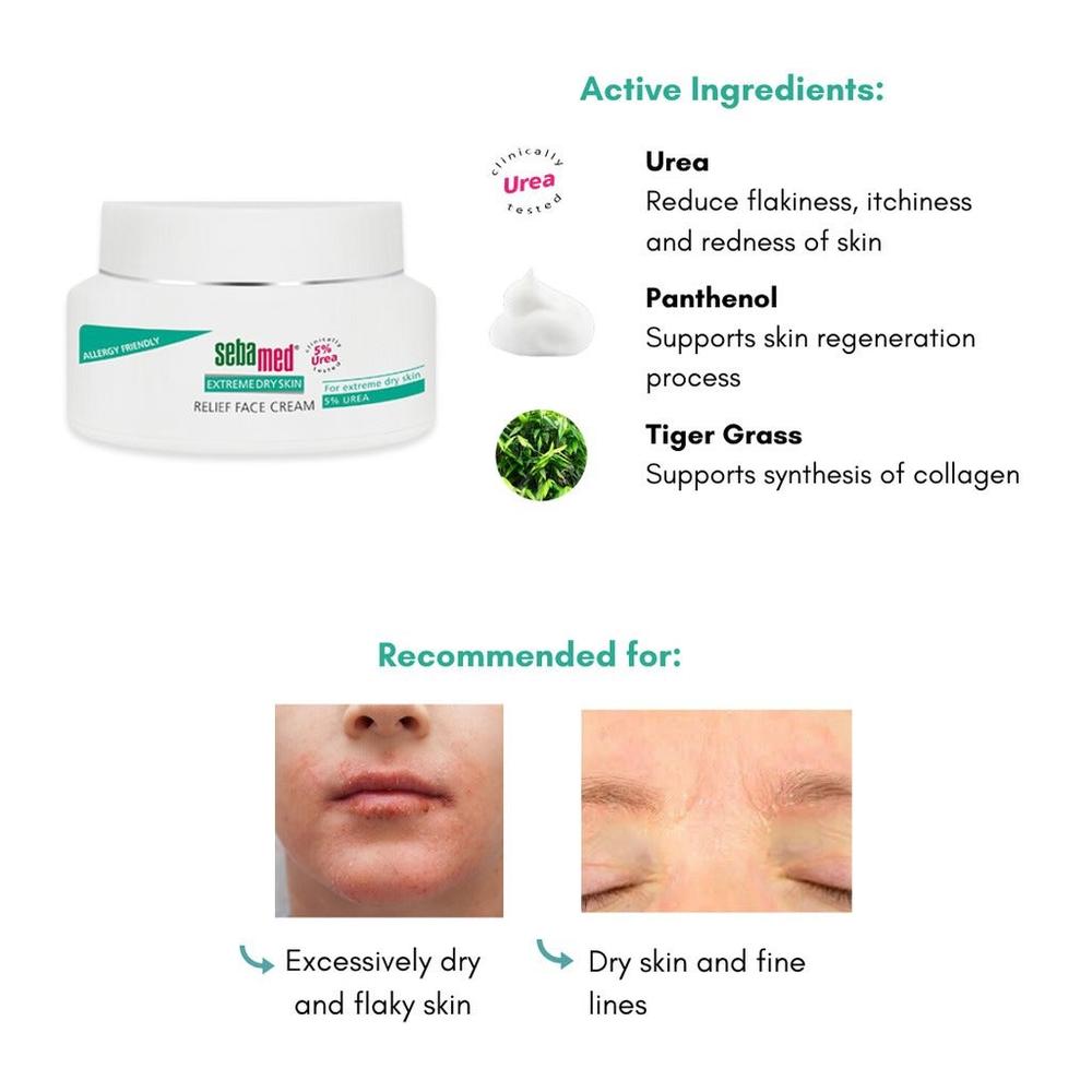 SM UREA 5% RELIEF FACE CREAM 50ML 3