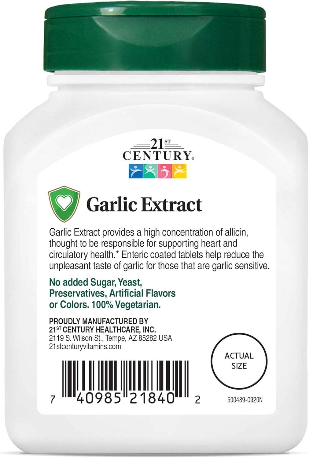 21 CH GARLIC EXTRA TAB 60'S #51023