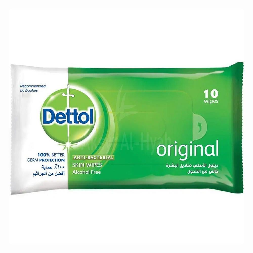 DETTOL ANTIBACTERIAL WIPES 10'S #28100