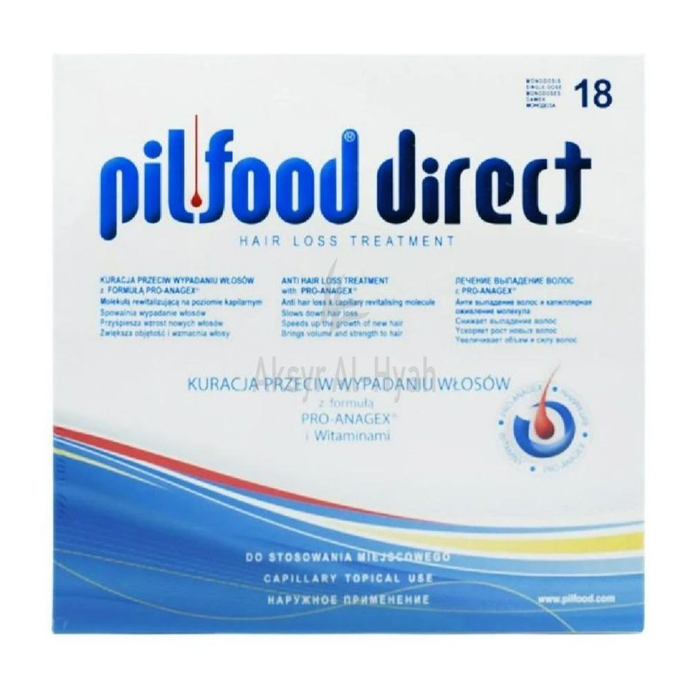 PILFOOD DIRECT HAIR LOSS TRTMNT AMP 18'S