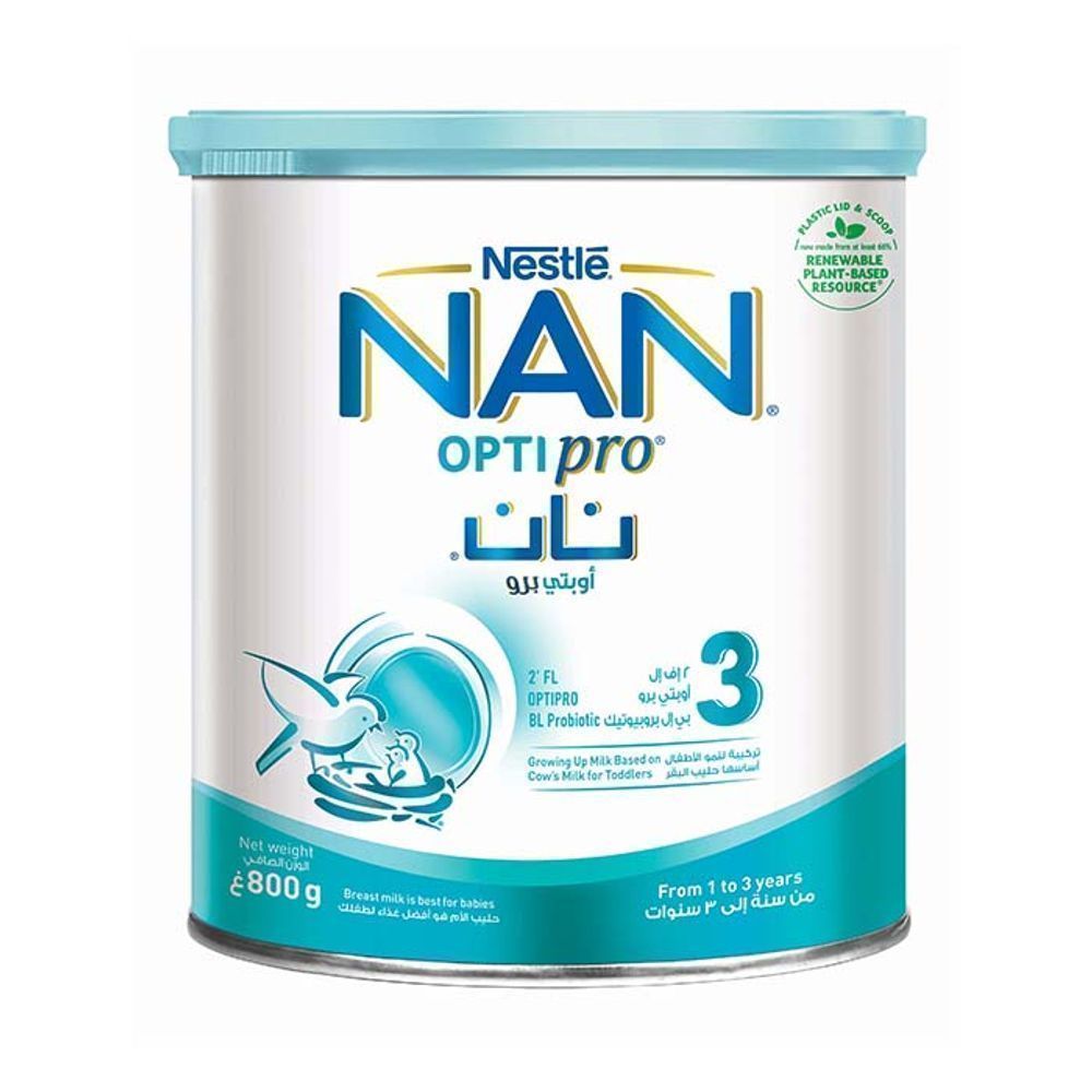 NAN 3 OPTIPRO MILK POWDER 800GM
