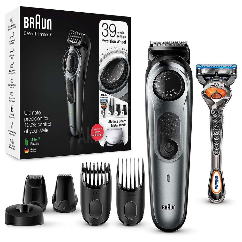BRAUN BEARD TRIMMER 7 BLACK&GREY BT7240