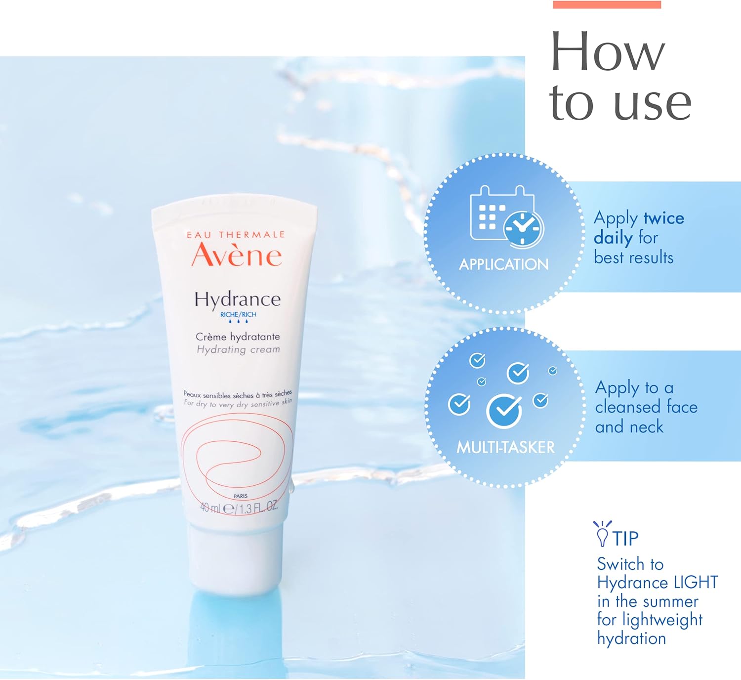 AVENE HYDRANCE RICH CREAM SPF30 40ML#561286 4