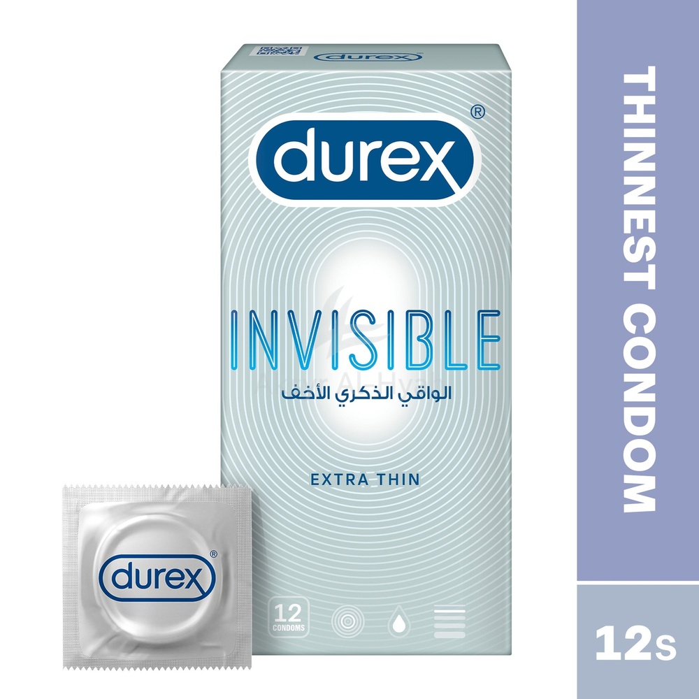 DUREX INVISIBLE EXTRA THIN SENSITIVE 12'S #4500