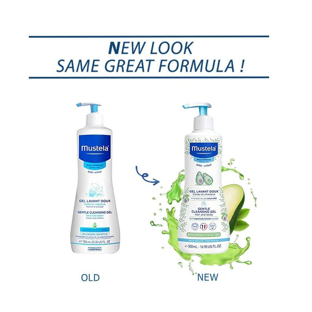 MUSTELA GENTLE CLEANSING GEL 500ML #43949