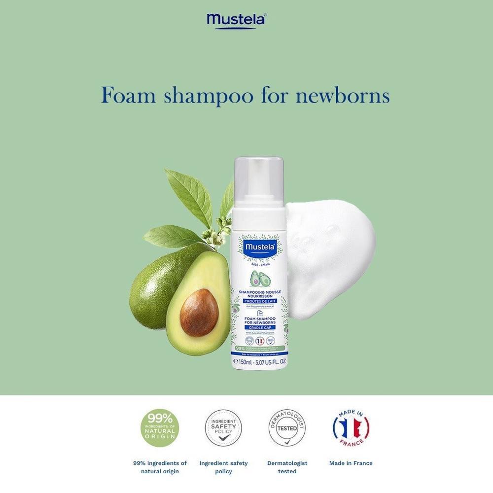 MUSTELA FOAM SHAMPOO NEWBORN 150ML #43953 1