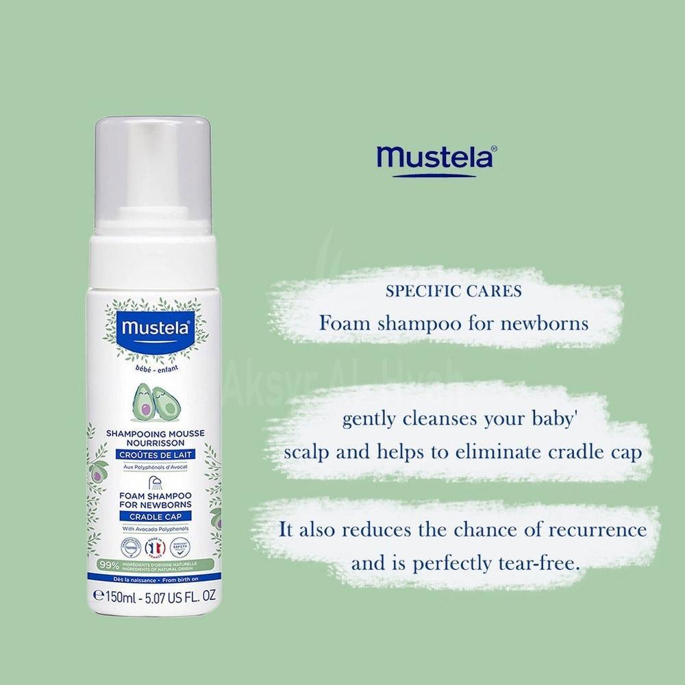 MUSTELA FOAM SHAMPOO NEWBORN 150ML #43953 7