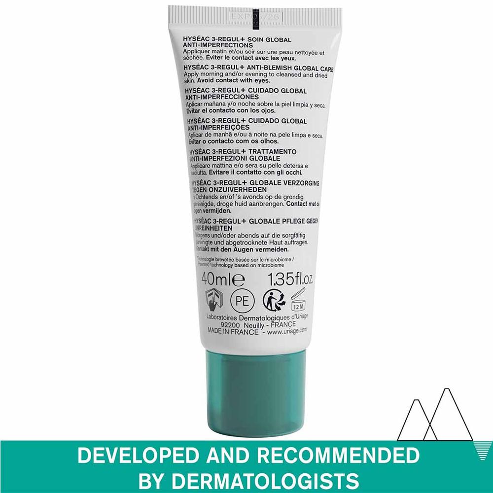 URIAGE HYSEAC 3-REGUL GLOBAL SKIN CARE CR.40ML 3