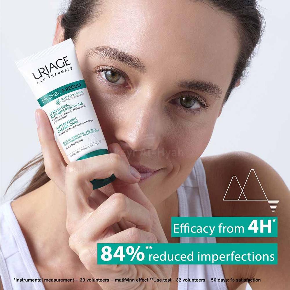 URIAGE HYSEAC 3-REGUL GLOBAL SKIN CARE CR.40ML 4