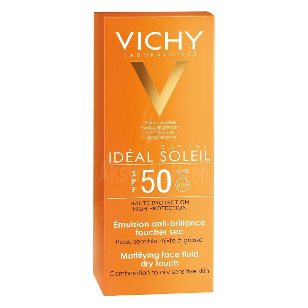 VICHY IDEAL SOL.SPF50 MATT.DRY TOUCH FACE FLUID 50ML(FM0007156/4080)