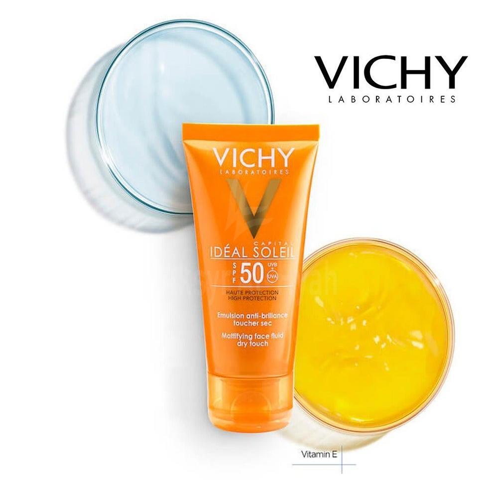 VICHY IDEAL SOL.SPF50 MATT.DRY TOUCH FACE FLUID 50ML(FM0007156/4080) 2