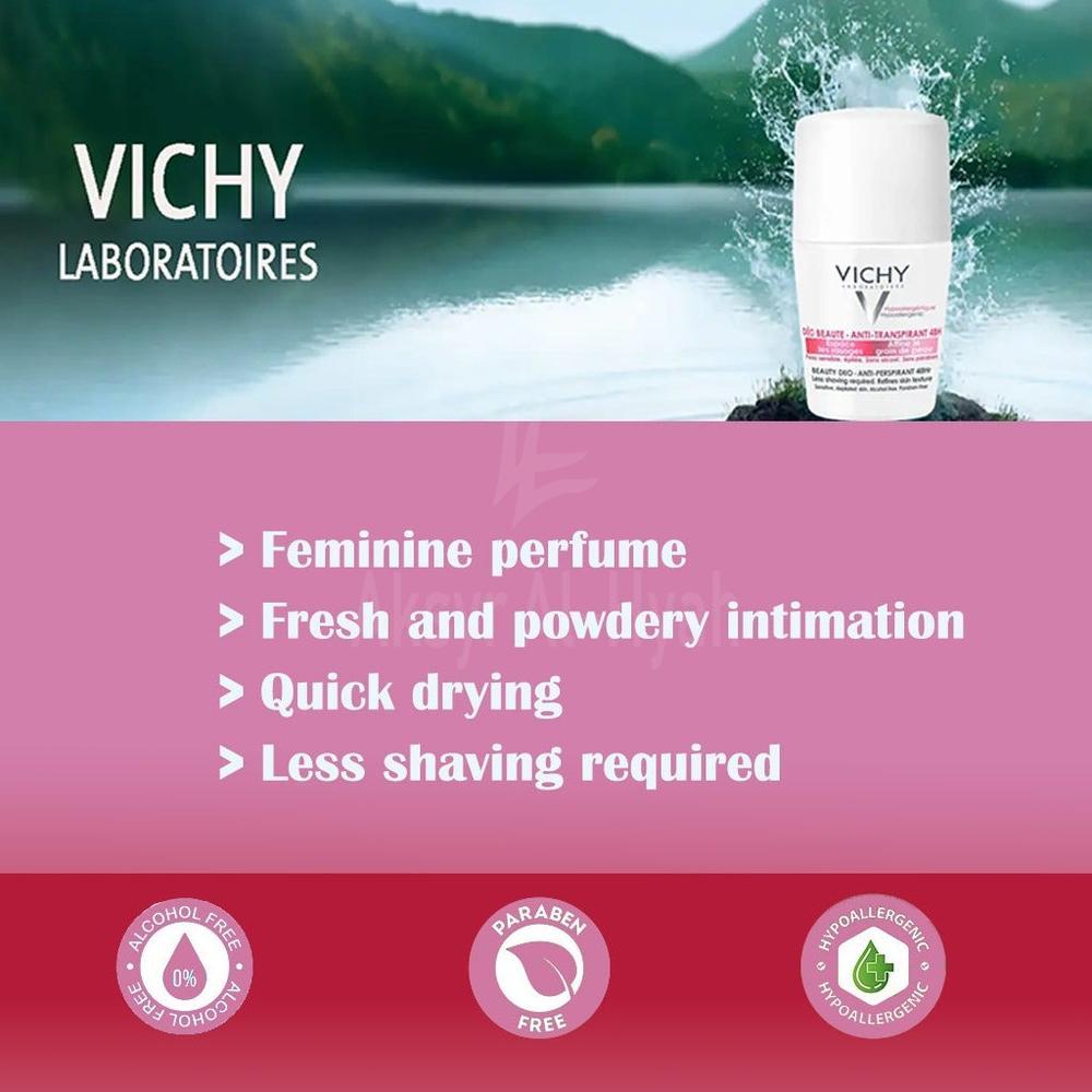 VICHY BEAUTY DEO ROLL-ON 48HRS A/TRANS.50ML(FM012271) 1
