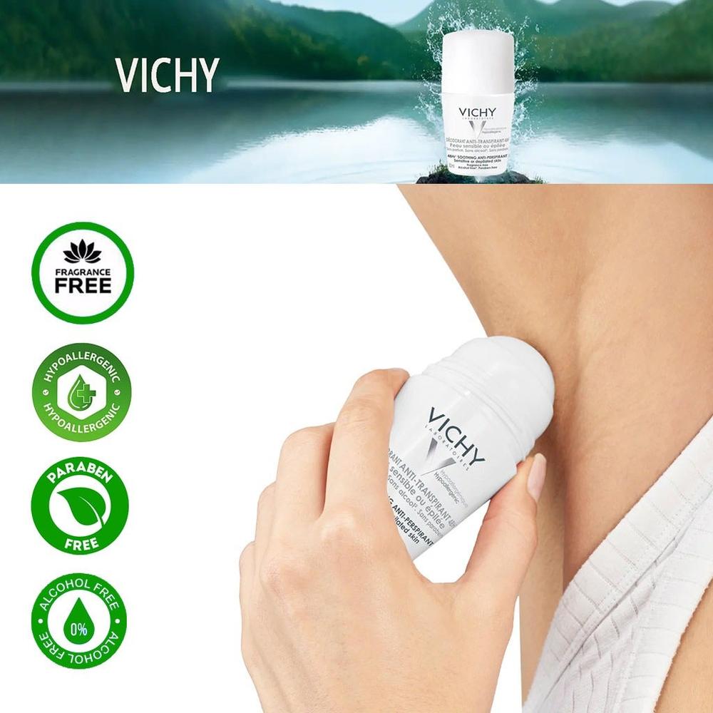 VICHY DEO ROLL-ON ANT-PERSPIRANT SENS.50ML(FM009230)WHITE 5