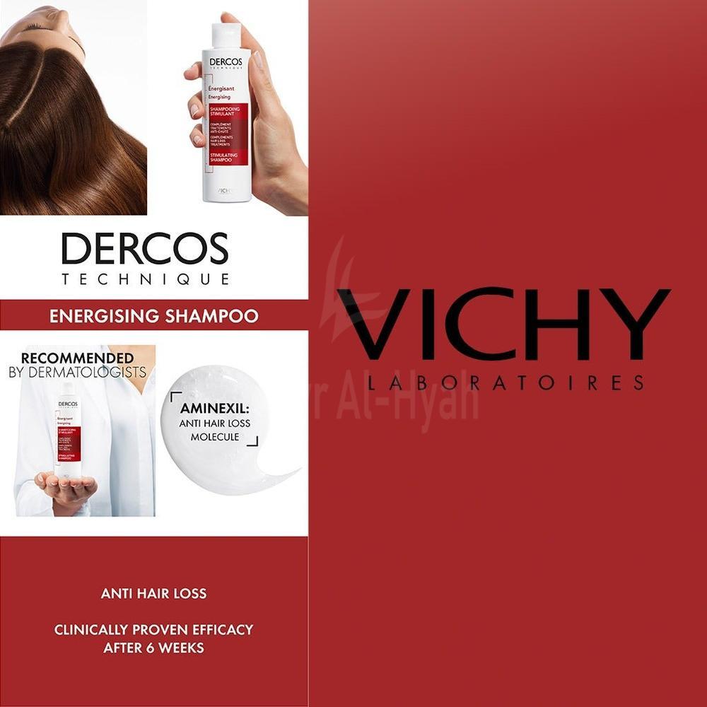 VICHY DERCOS ENERGISING STIMULATING SHAMPOO 200ML(FM012419) 6