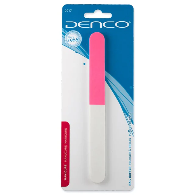 DENCO (2717) NAIL BUFFER PINK/WHITE