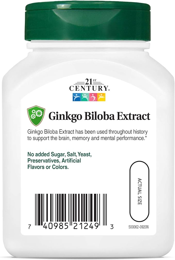 21 CH GINKGO BILOBA EXTRACT CAPS 60'S #51031 3