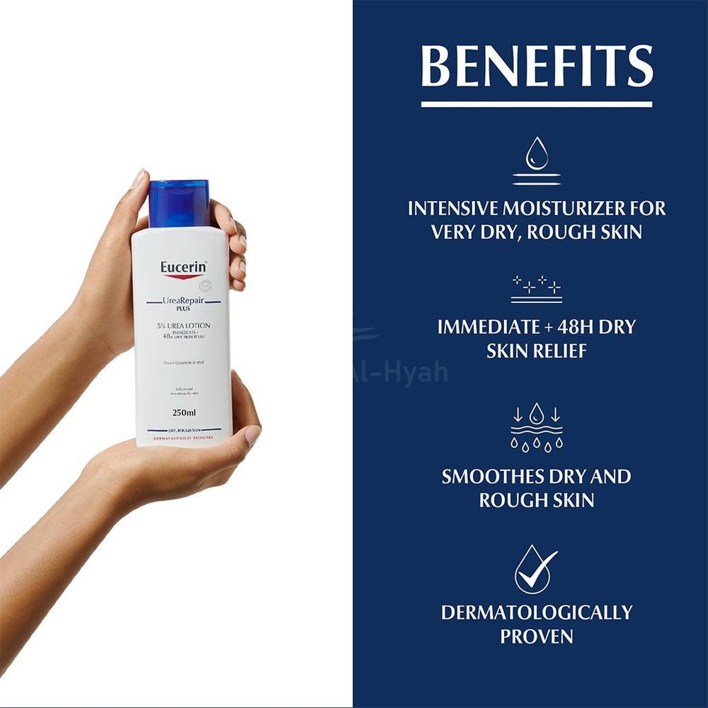 EUCERIN 5% UREA COMP.REP.MOIST.LOTION 250ML#65702 2