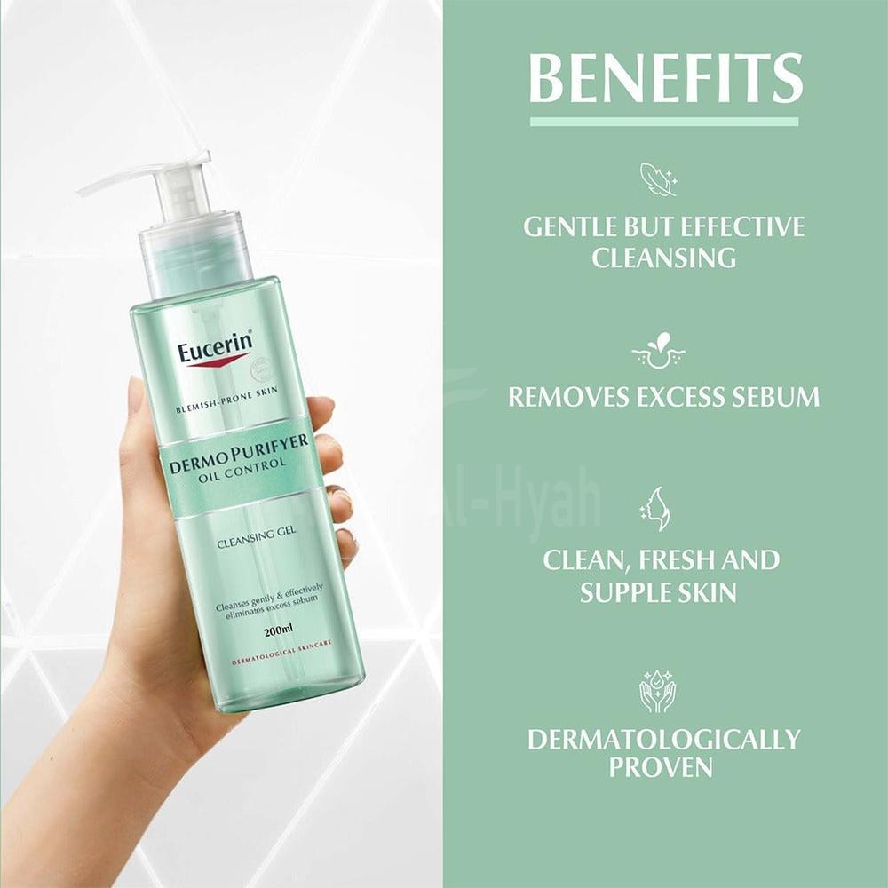 EUCERIN DERMO PURIF.CLEANSING GEL 200ML#88970 1