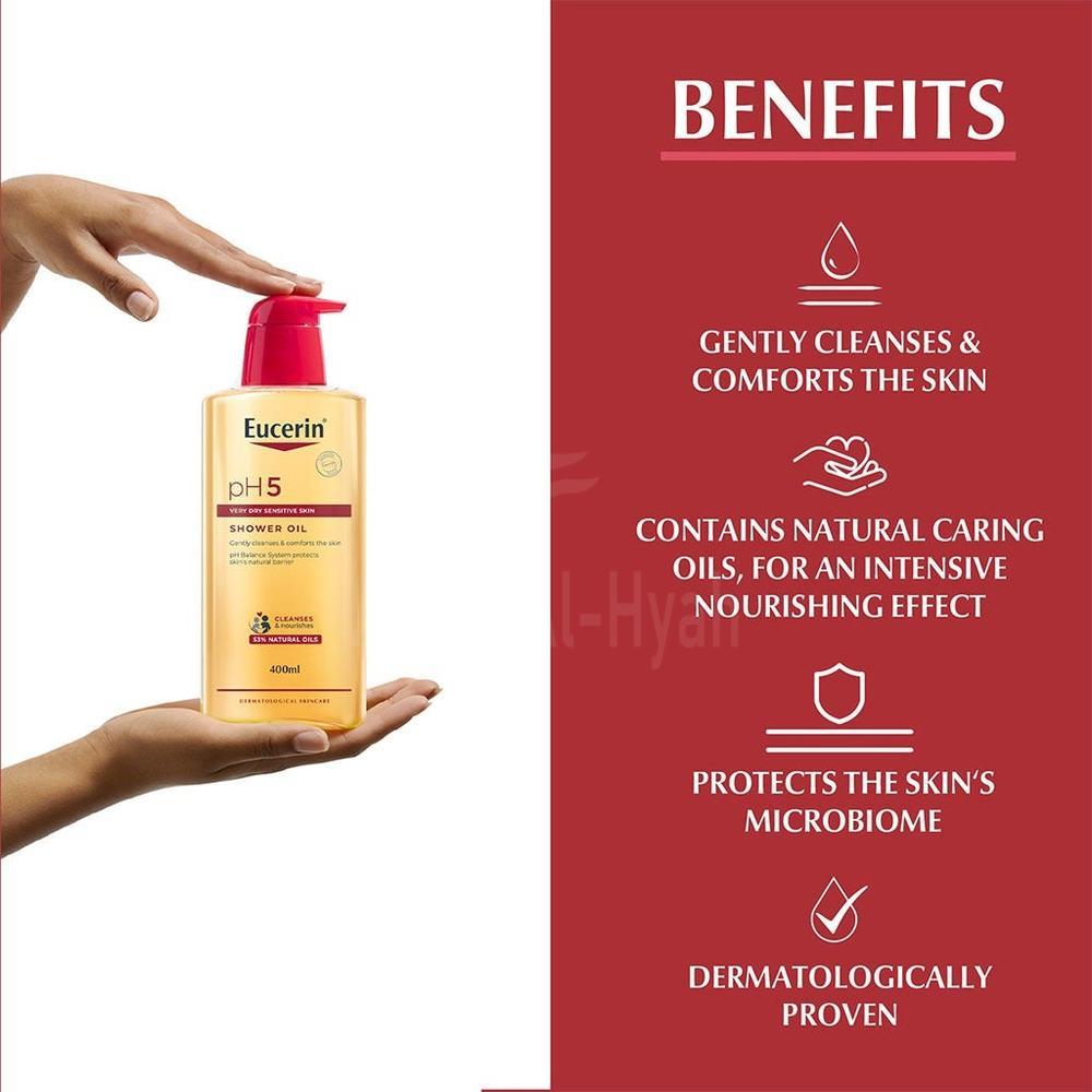 EUCERIN PH 5 SHOWER OIL 400ML#63122 2